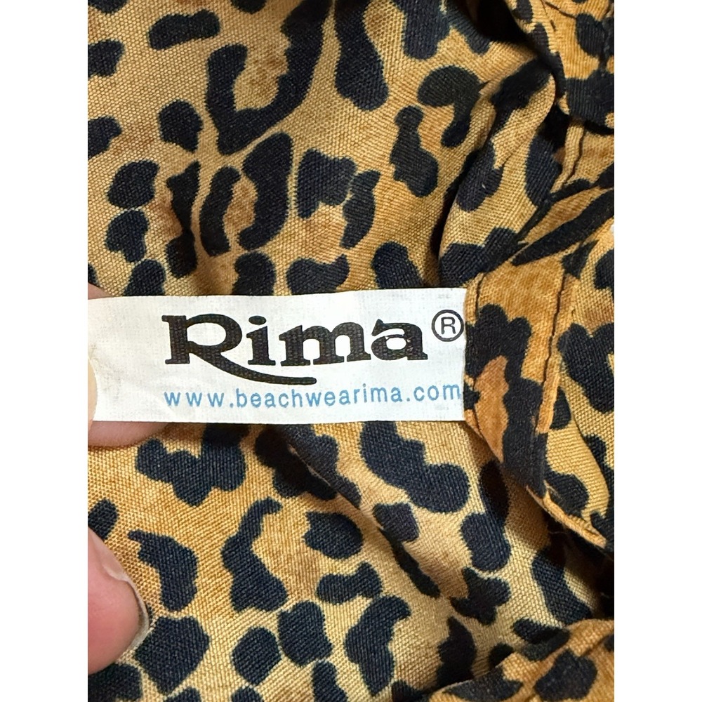 Rima Cheetah Leopard Print Swim Cover-up Wrap Beach Summer Vacation - Picture 5 of 8